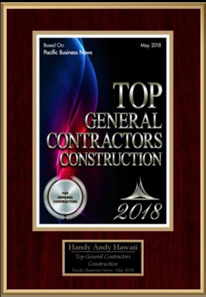 Hawaii's Best General Contractors Handy Andy Hawaii